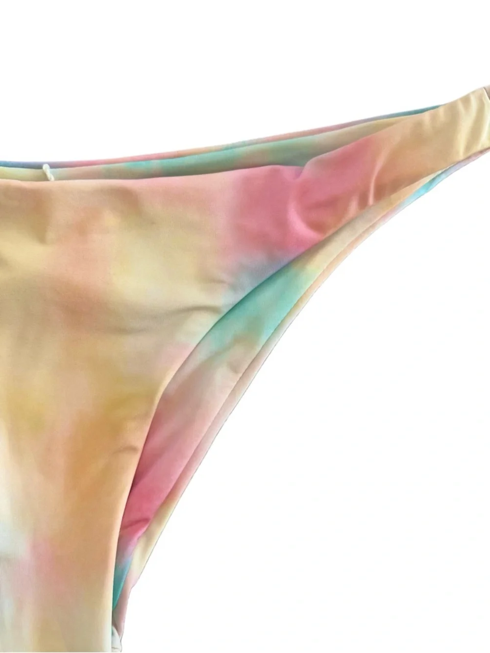 Bond-Eye Australia Pastel Tie Dye Bikini Set S Knot Front Top Cheeky Bottom - Picture 5 of 7